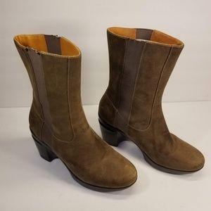 NWOB Cole Haan Sara Brown Nubuck Oiled Boots 7B